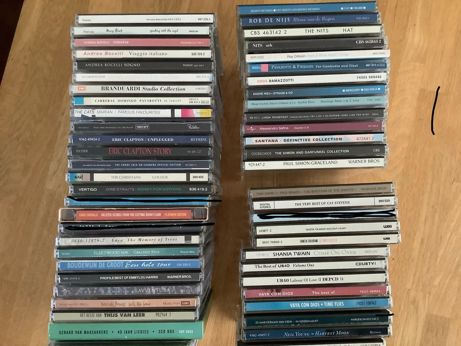 Grote collectie diverse CD's - Pop, Rock, Folk, 1,50 per st., Pop, Ophalen of Verzenden, Zo goed als nieuw, Inclusief doosje