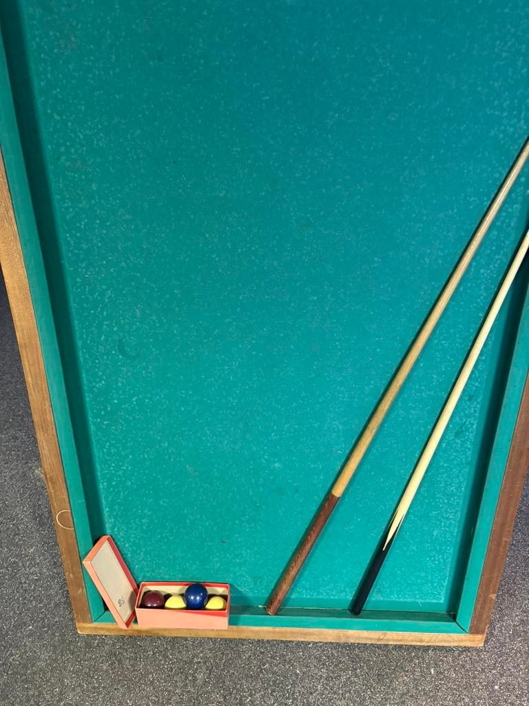 Biljarttafel ( 1 leisteen plaat), Sport en Fitness, Biljarten en Poolen, Ophalen of Verzenden, Zo goed als nieuw, Biljarttafel