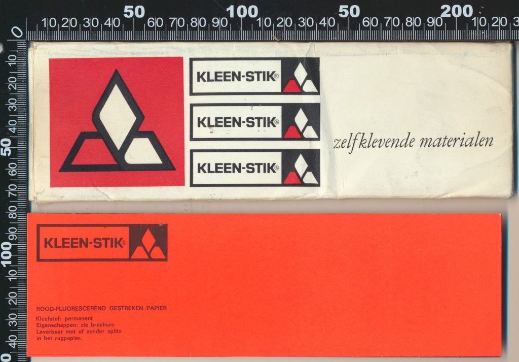 Sticker: Kleen Stik - Zelfklevende materialen, Verzenden, Zo goed als nieuw, Bedrijf of Vereniging