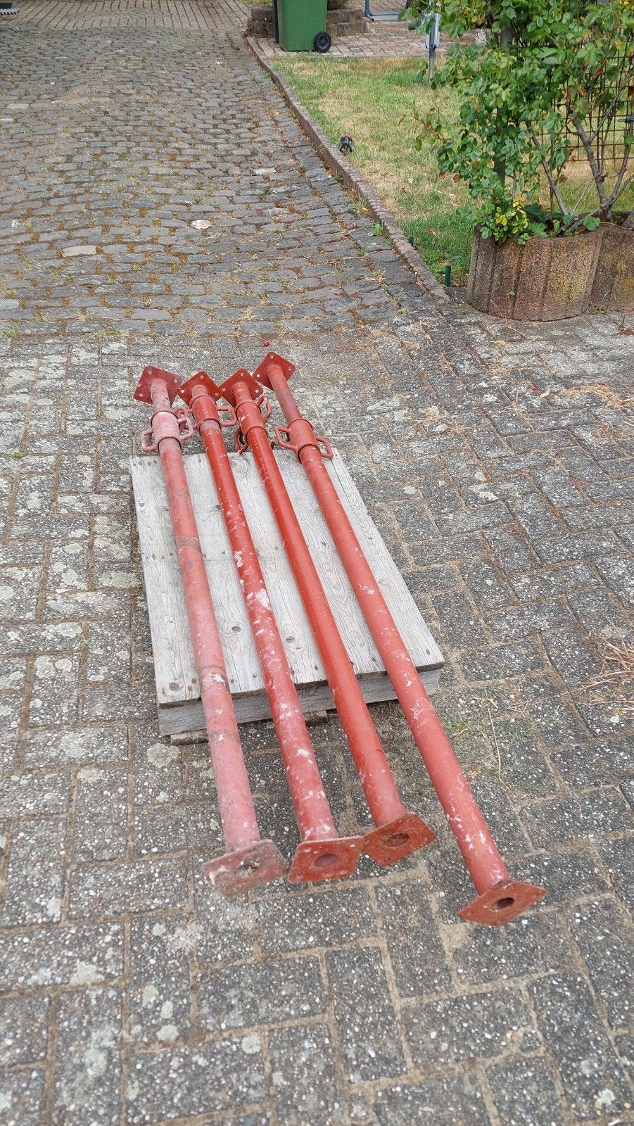 Bouwstutten - Set van 4 stuks, Ophalen, Gebruikt, Overige typen, 2 tot 5 meter