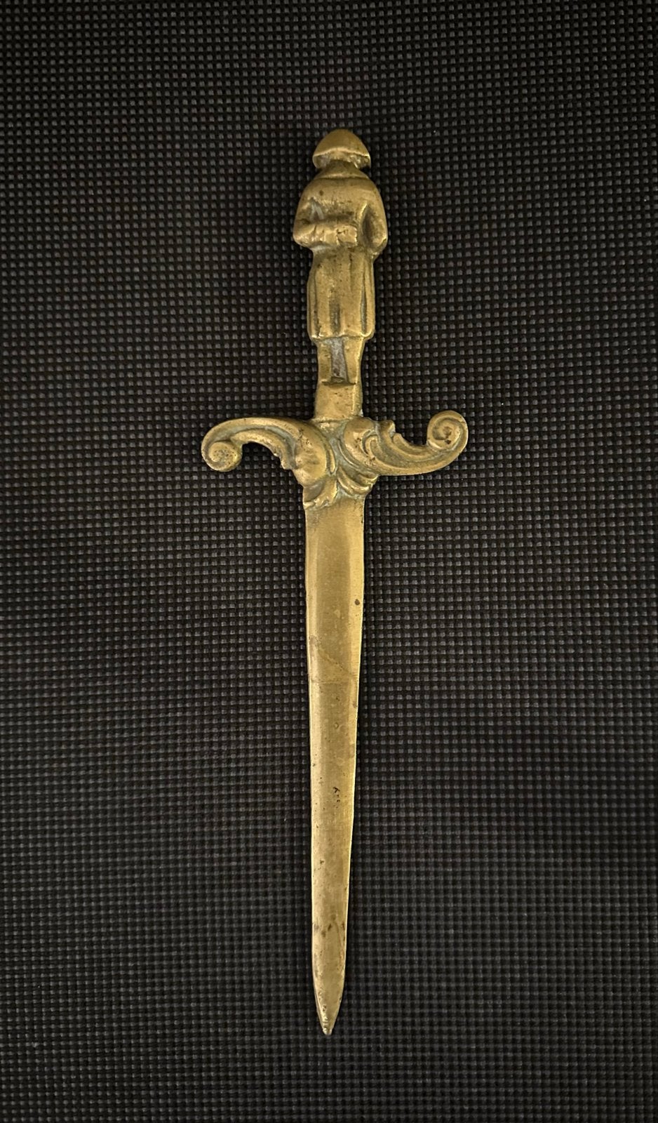Antieke bronzen briefopener Waterloo Napoleon, Ophalen of Verzenden