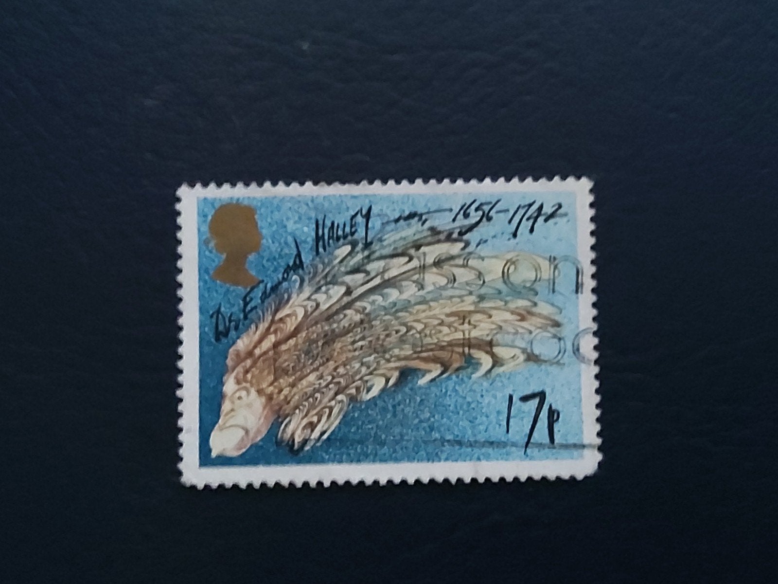 Postzegel VK Halley's Komeet 17p, Postzegels en Munten, Ophalen of Verzenden