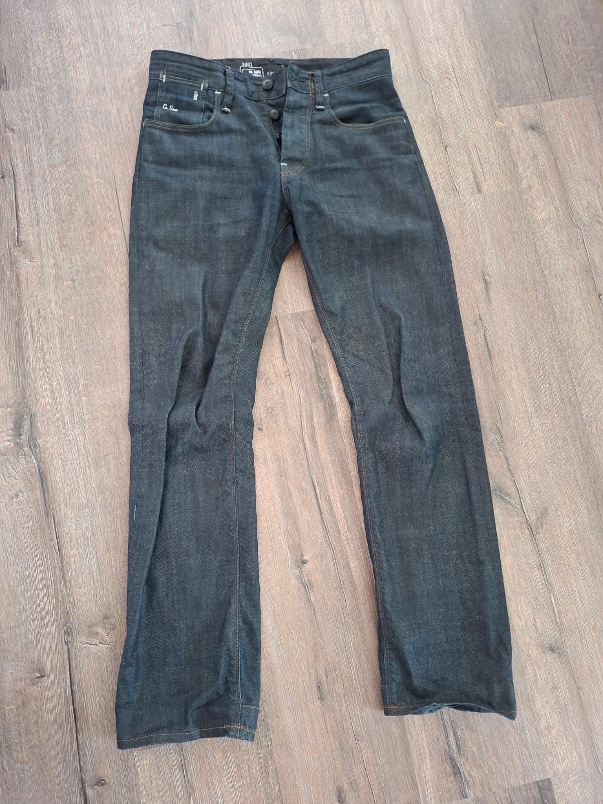 G-Star 3301 Heren Spijkerbroek W28 L32 - Speciale Editie, Kleding | Heren, Ophalen, Blauw, Nieuw, W32 (confectie 46) of kleiner