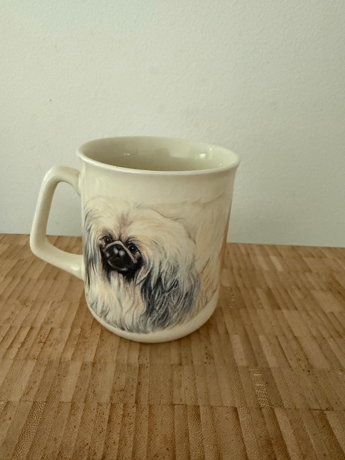 Mok met Pekinees hondenprint - Animal Prints, Dieren en Toebehoren, Overige merken, Ophalen of Verzenden, Zo goed als nieuw, Overige typen