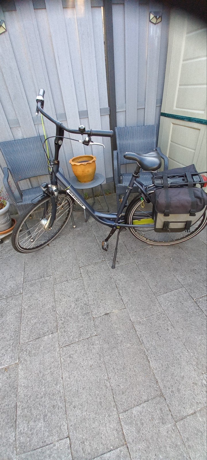 Batavus fiets met versnellingen en bagagedrager, Terugtraprem, Versnellingen, Batavus, Ophalen of Verzenden