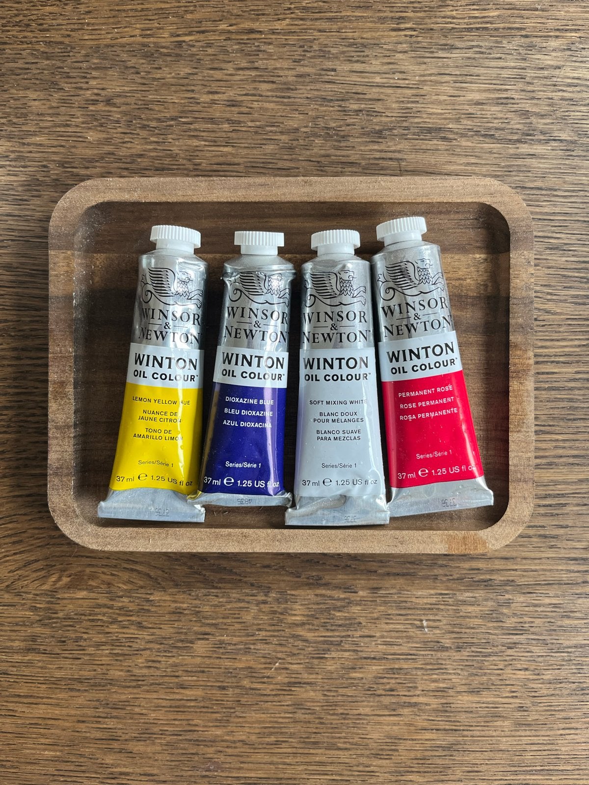 (Unused) Winsor & Newton Winton oil colour set with medium, Ophalen, Zo goed als nieuw, Olieverf