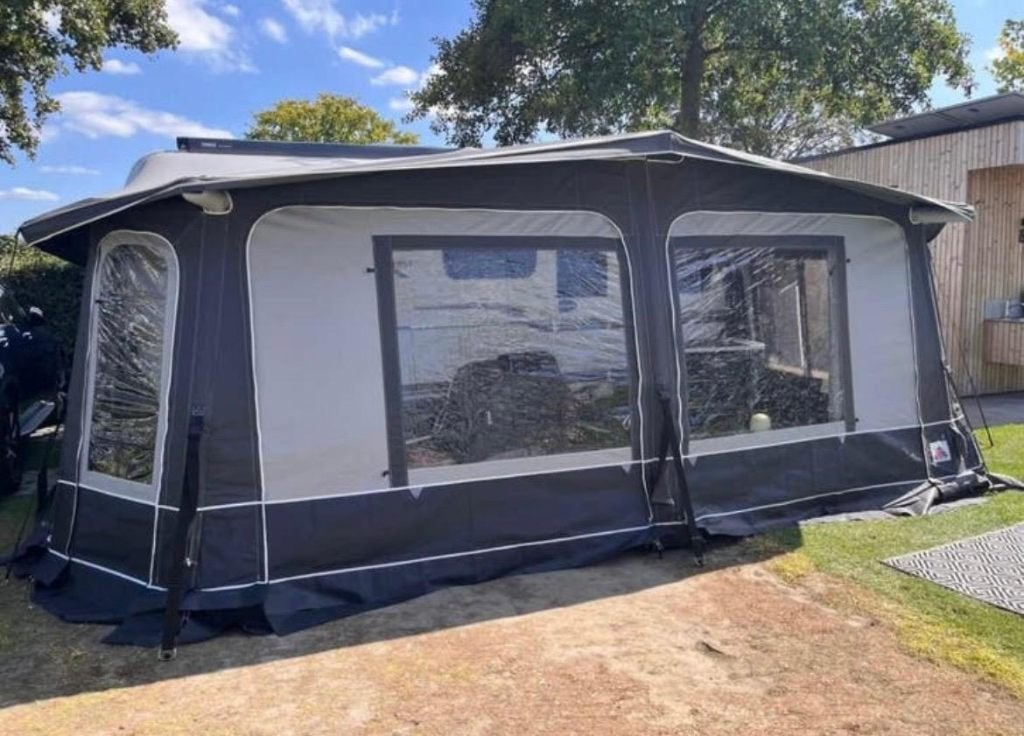 Walker/Luxor Air 280 opblaasbare voortent – maat 15/SF, Caravans en Kamperen, Ophalen, Zo goed als nieuw, Tot en met 4