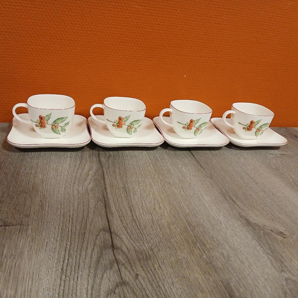 villeroy & boch vivo, Ophalen of Verzenden, Zo goed als nieuw, Overige stijlen, Kop(pen) en/of Schotel(s)