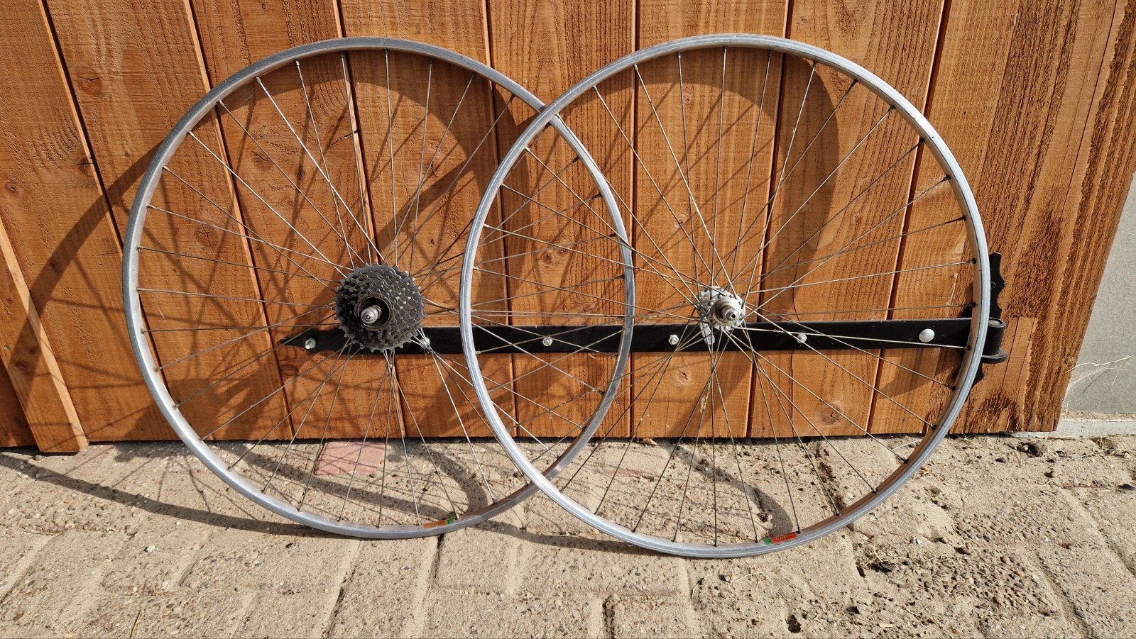 Campagnolo GS wielset, Gebruikt, Campagnolo, Aluminium, Racefiets
