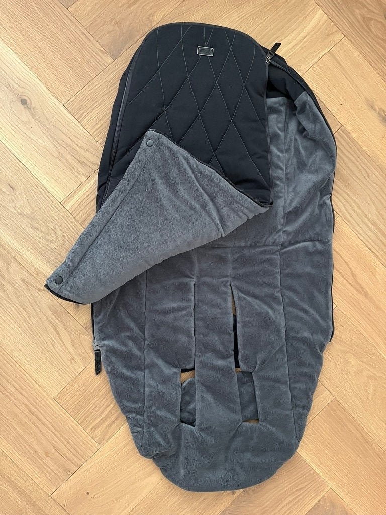 Cybex Platinum voetenzak / winter footmuff, zwar, Ophalen of Verzenden, Zo goed als nieuw, Overige merken