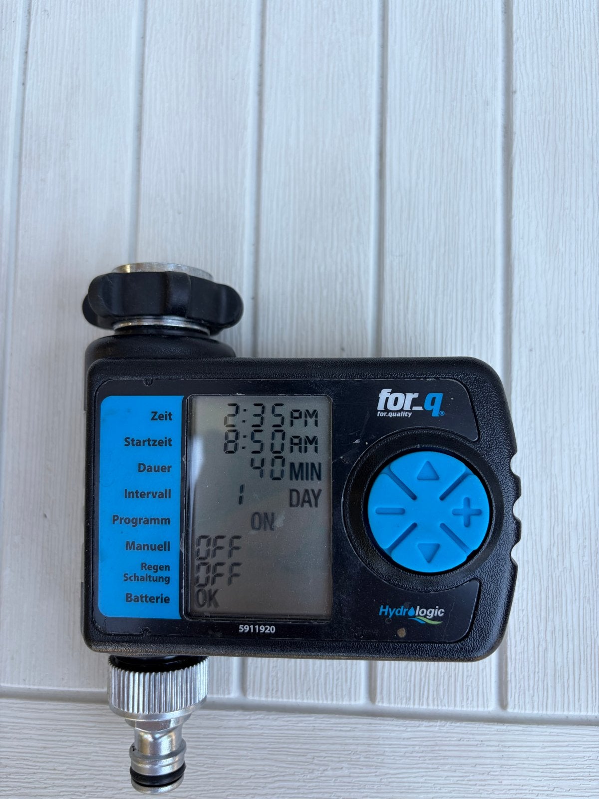 For-q Hydrologic Water Timer - Automatische Besproeier, Ophalen, Zo goed als nieuw
