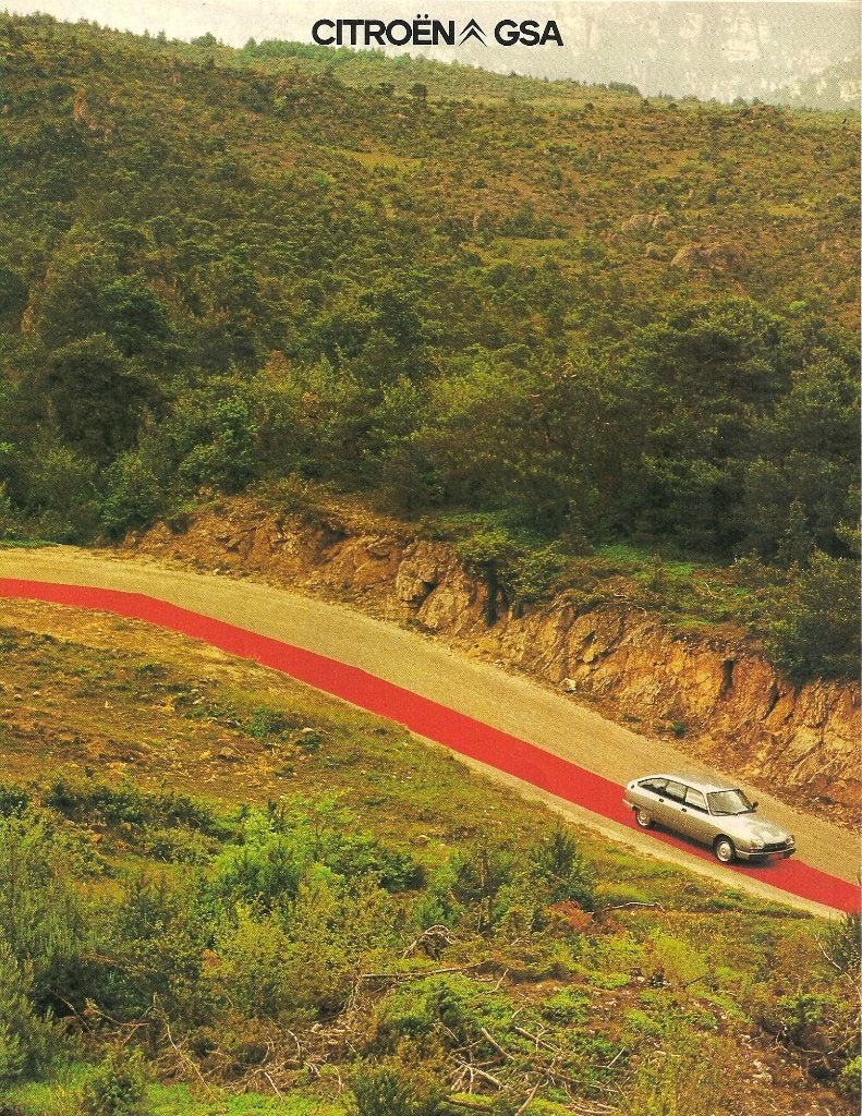 Vouwfolder Citroën GSA, 1979, Ophalen of Verzenden, Nieuw, Citroën