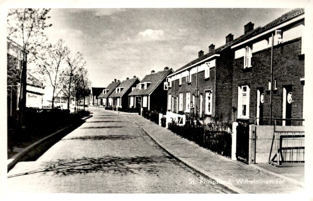 Sint Philipsland Wilhelminastraat # 496, Ophalen of Verzenden, 1940 tot 1960, Gelopen, Zeeland
