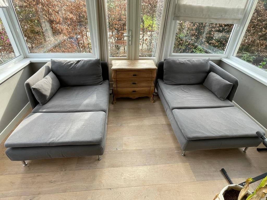 2x IKEA Söderhamn chaise longue - 1 voor €125, samen €200, Huis en Inrichting, Banken | Sofa's en Chaises Longues, Ophalen, Gebruikt