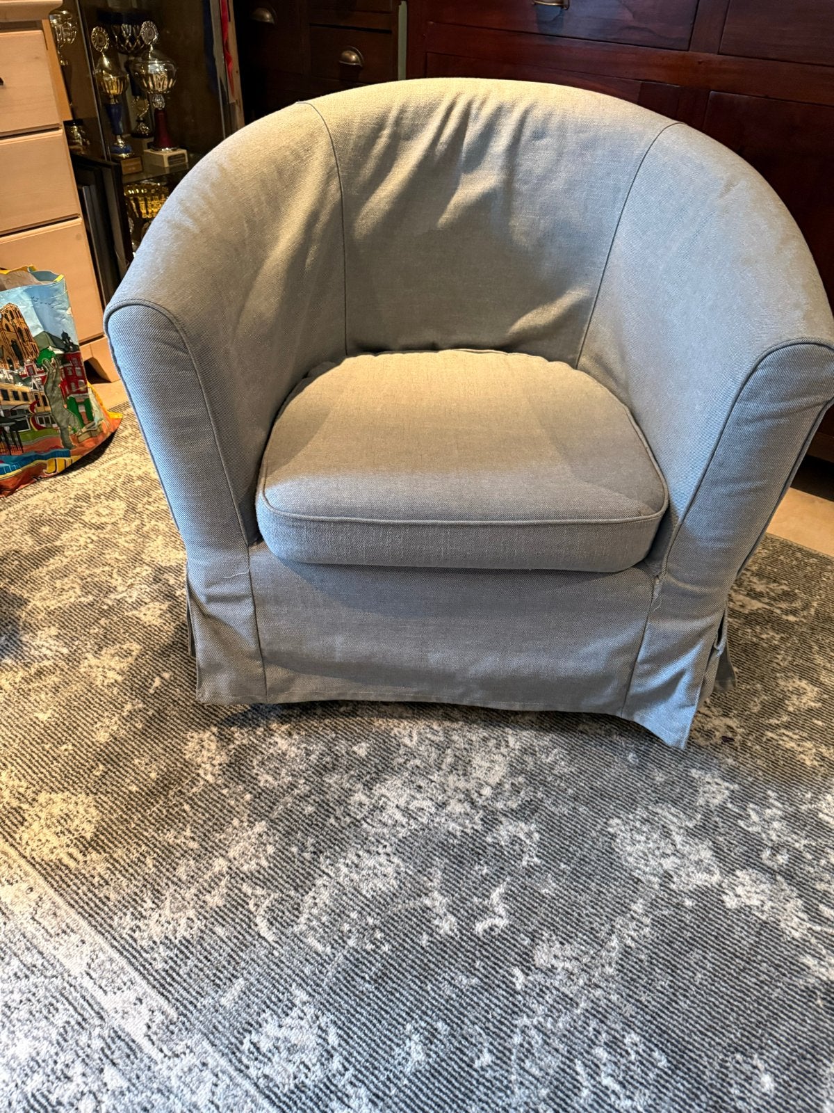 Ikea Tullsta fauteuil, Huis en Inrichting, Ophalen, Gebruikt, 75 tot 100 cm