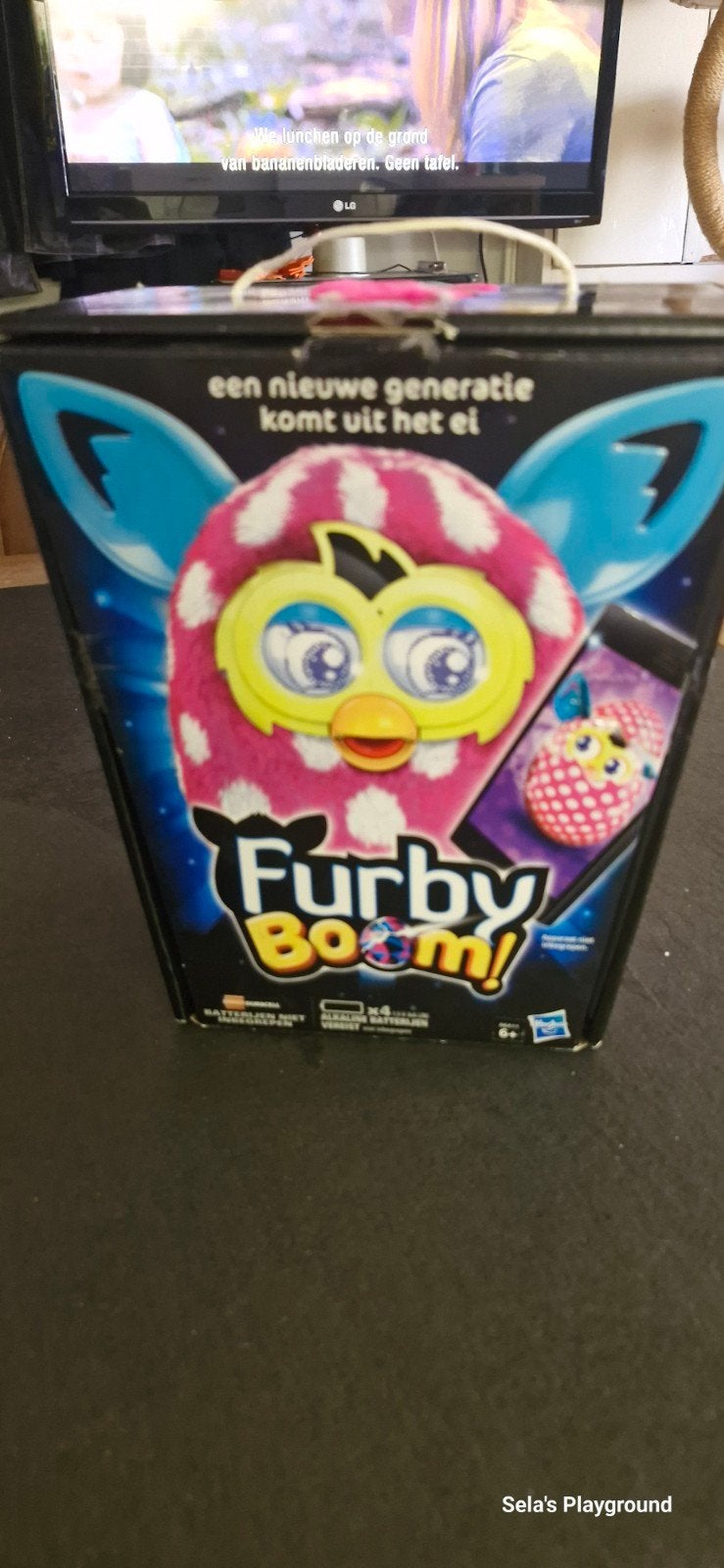 Furby Boom! Roze met witte stippen - Zo goed als nieuw, Ophalen of Verzenden