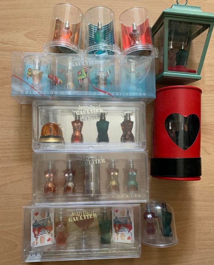 JPG Jean Paul Gaultier miniatuur parfum set, Ophalen of Verzenden, Zo goed als nieuw
