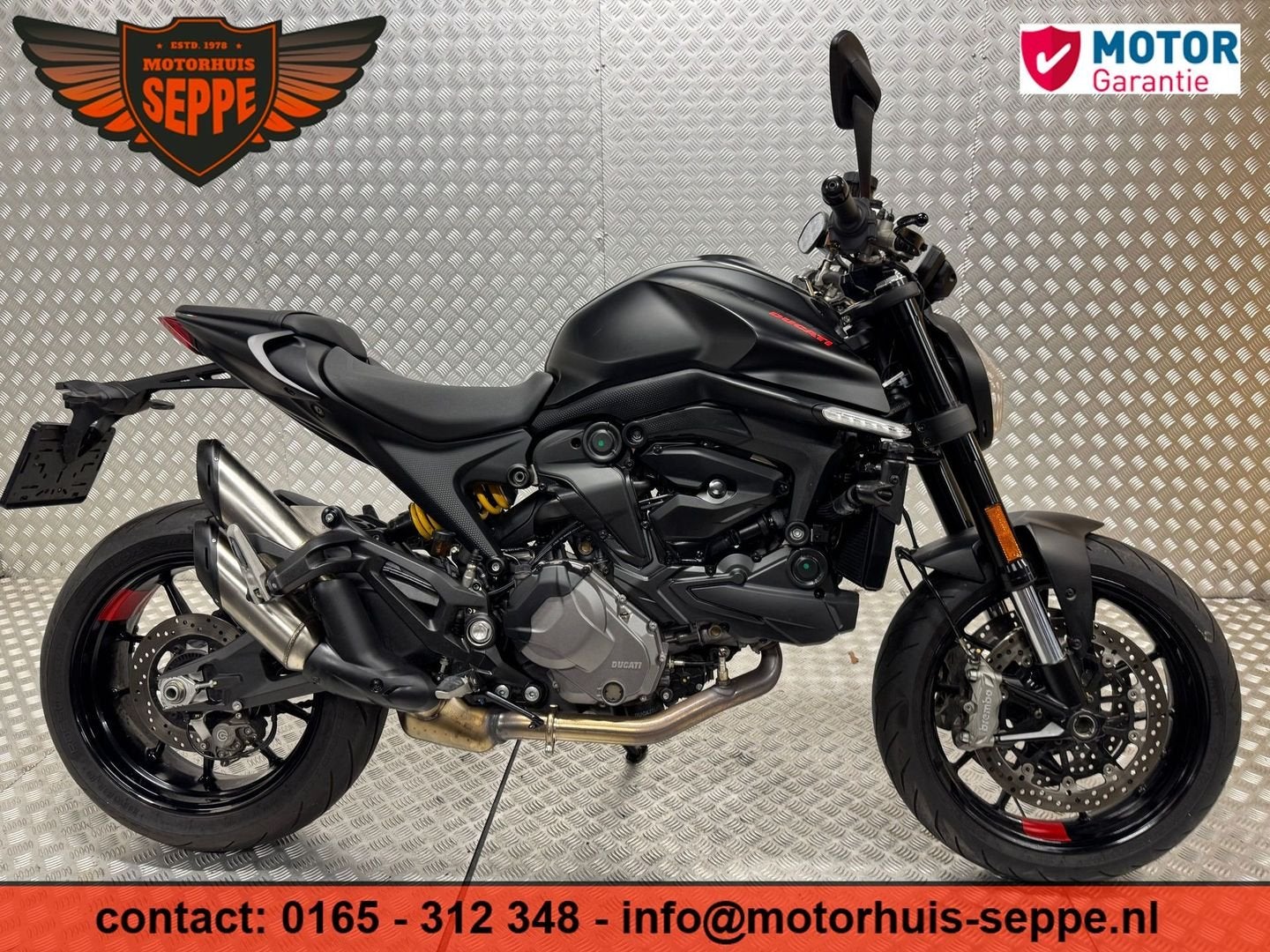 DUCATI MONSTER / MONSTER + 937cc 781 kilometer !!!!! BTW, DUCATI, 2 cilinders, Motorrijbewijs A, Bedrijf