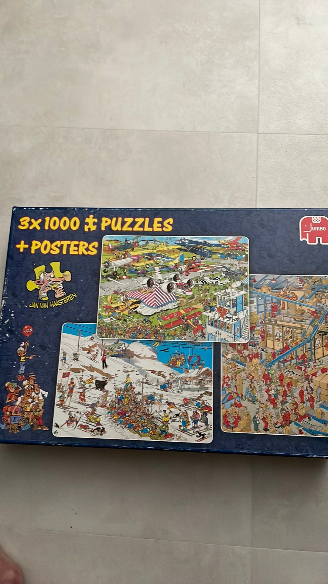 Jan van Haasteren puzzels, Ophalen, 500 t/m 1500 stukjes, Zo goed als nieuw