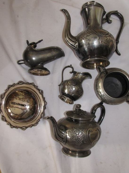 Servies verzilverd, Verzenden