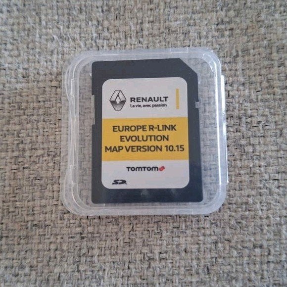 TomTom SD-kaart Renault R-Link Evolution Europa 10.15, Auto diversen, Autonavigatie, Ophalen of Verzenden, Gebruikt