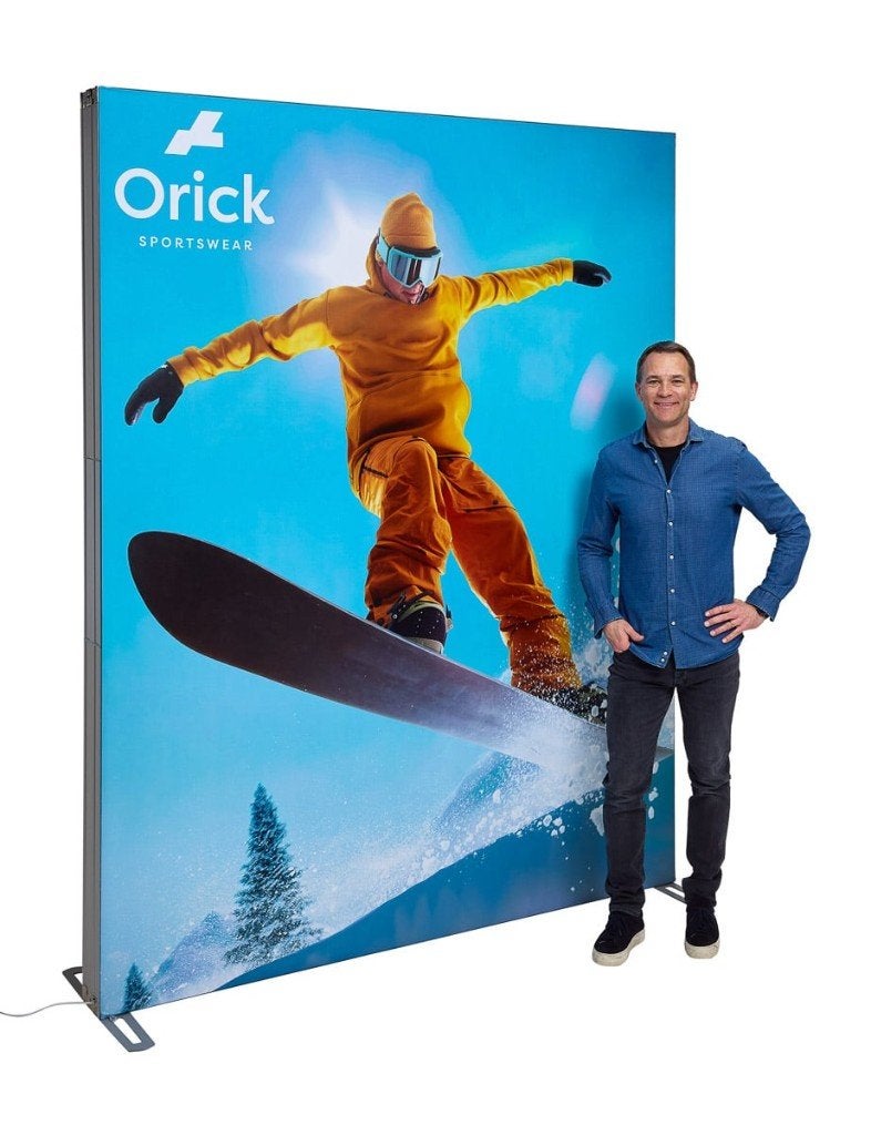 LED-verlichte beursstand Light Frame Expolinc tot 184x250cm, Ophalen, Zo goed als nieuw, Overige typen