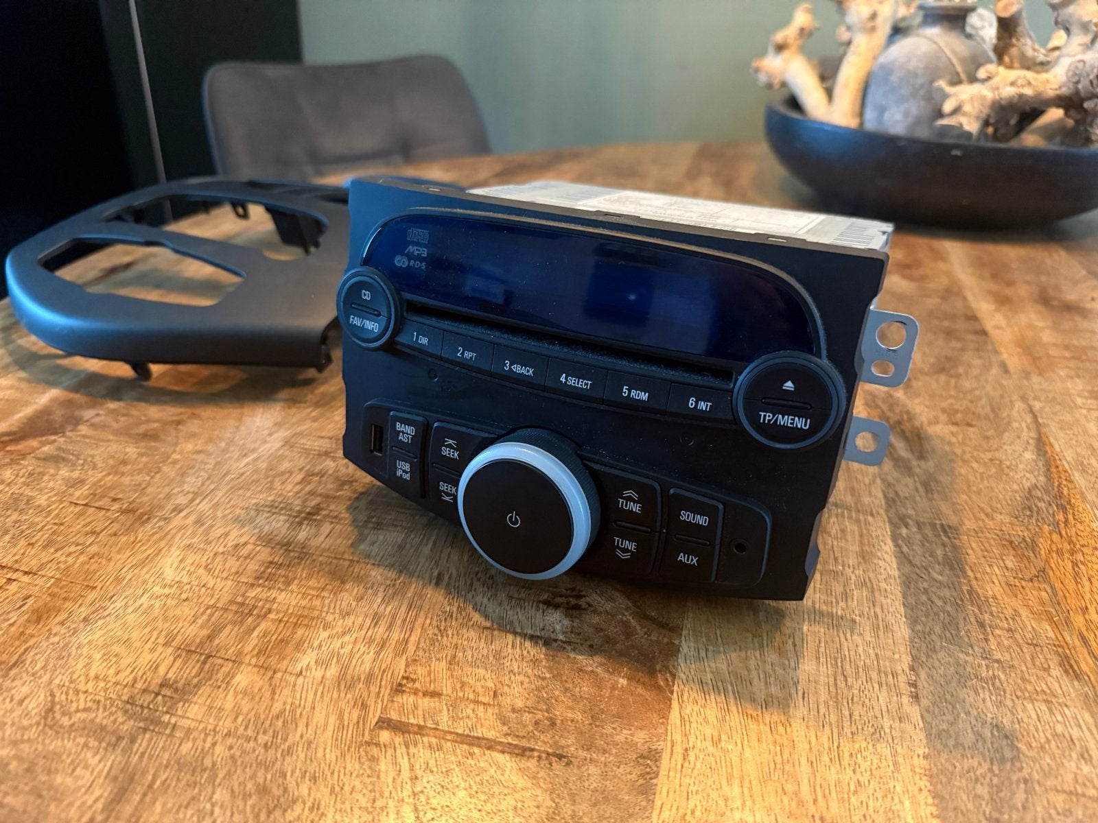 Chevrolet Spark Radio CD-speler met frame, Ophalen, Gebruikt