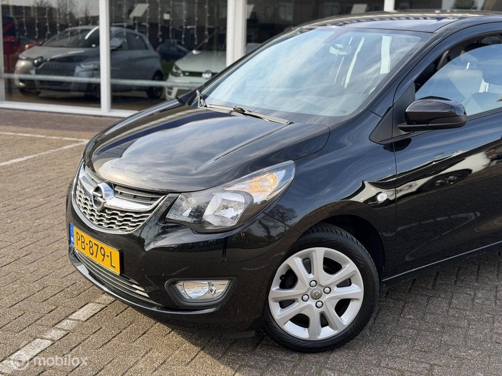 Opel KARL 1.0 ecoFLEX Edition|Cruise|Airco|PDC|Elek ramen|, Voorwielaandrijving, 839 kg, Euro 6, Zwart