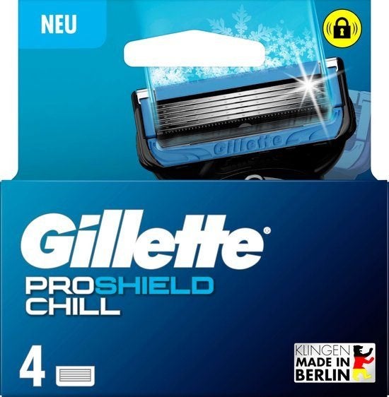 Gillette Fusion5 ProShield Chill - 4 Scheermesjes, Sieraden, Tassen en Uiterlijk, Uiterlijk | Gezichtsverzorging, Ophalen, Nieuw