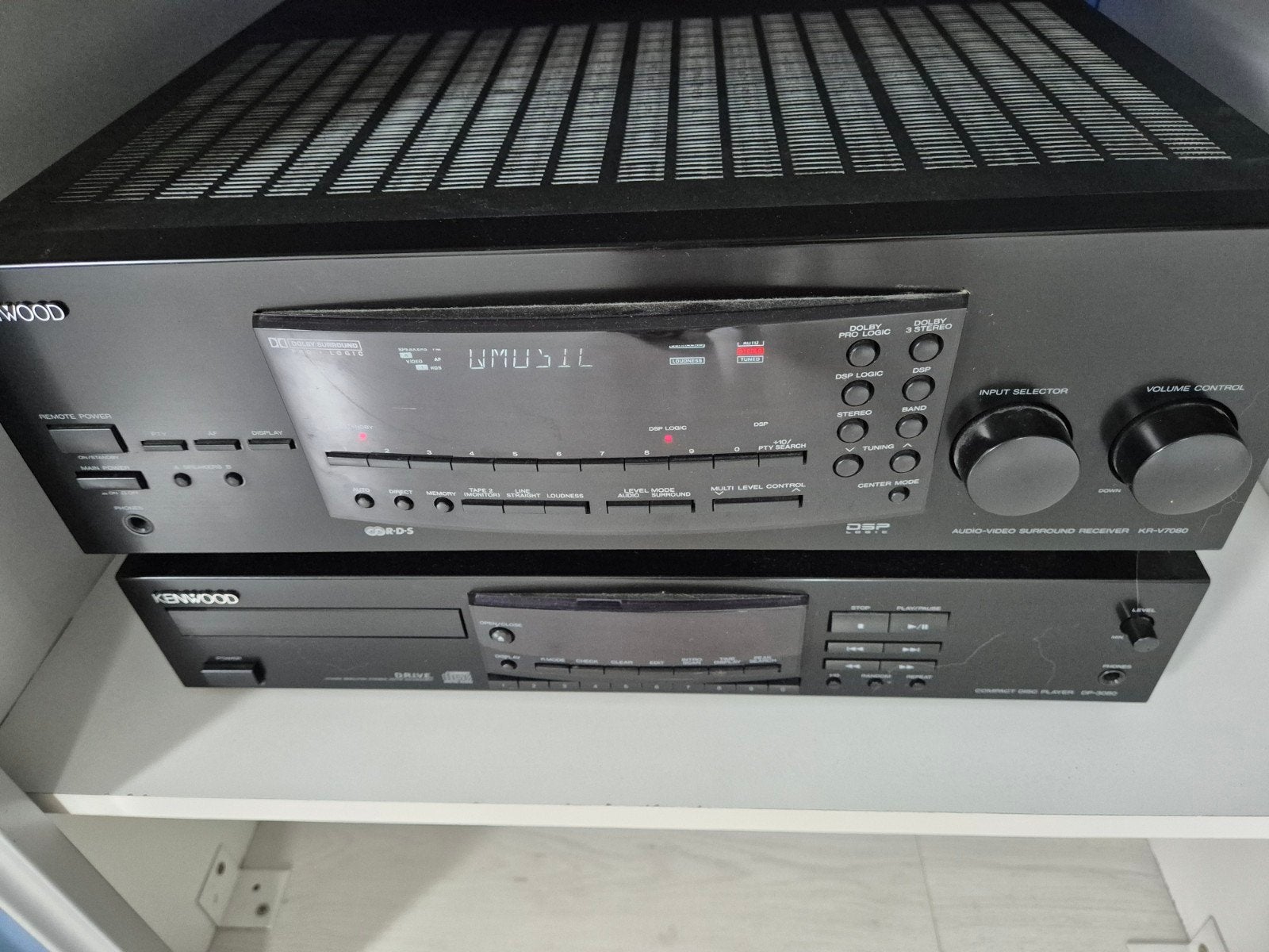 Kenwood  stereo met boxen, Audio, Tv en Foto, Versterkers en Receivers, Ophalen, Gebruikt, Overige merken
