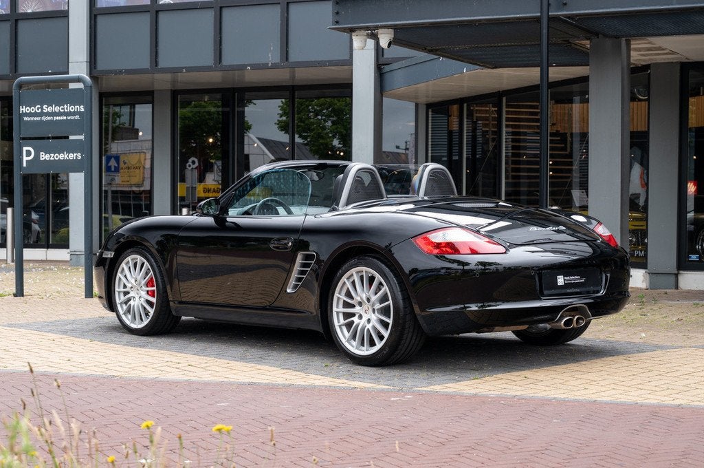 Porsche Boxster S 987 (bj 2009), Auto's, Porsche, 1355 kg, 295 pk, Gebruikt, Zwart