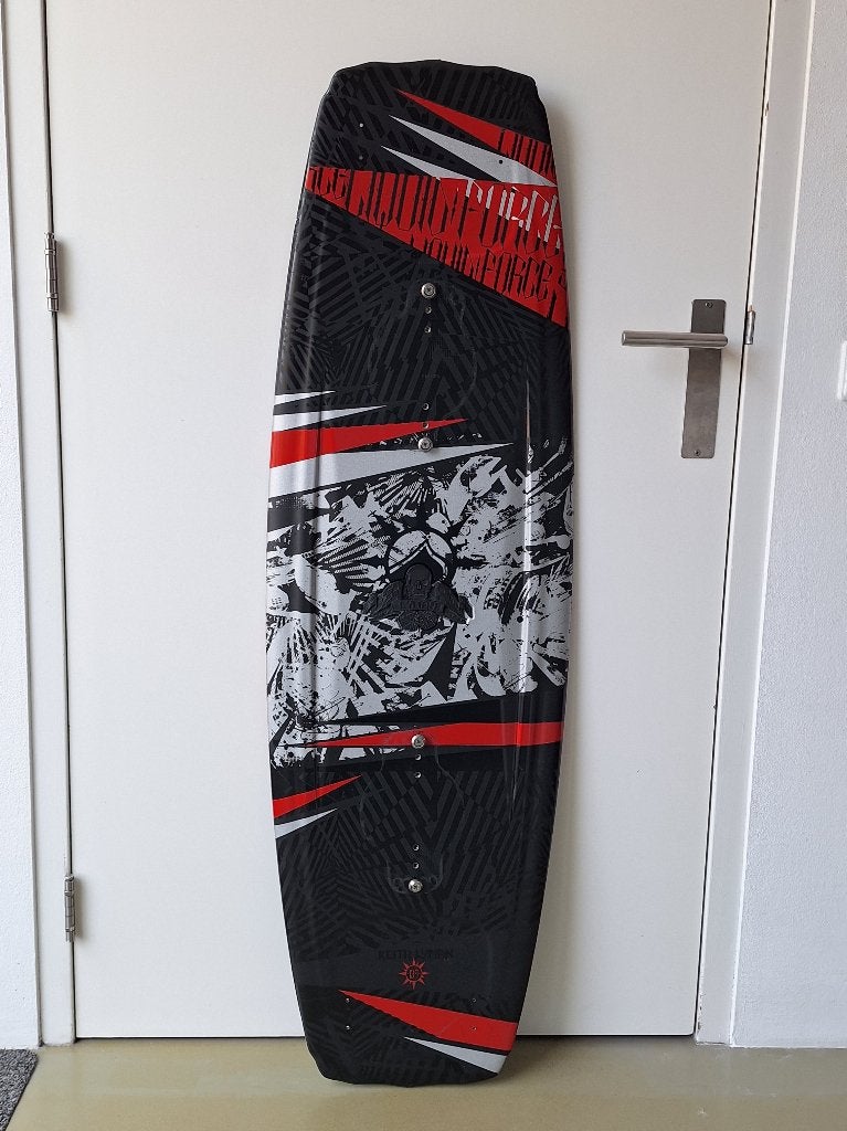 div vintage Liquid Force Keith Lyman signature kitesurfboard, Ophalen, Gebruikt, Twintip, Kiteboard