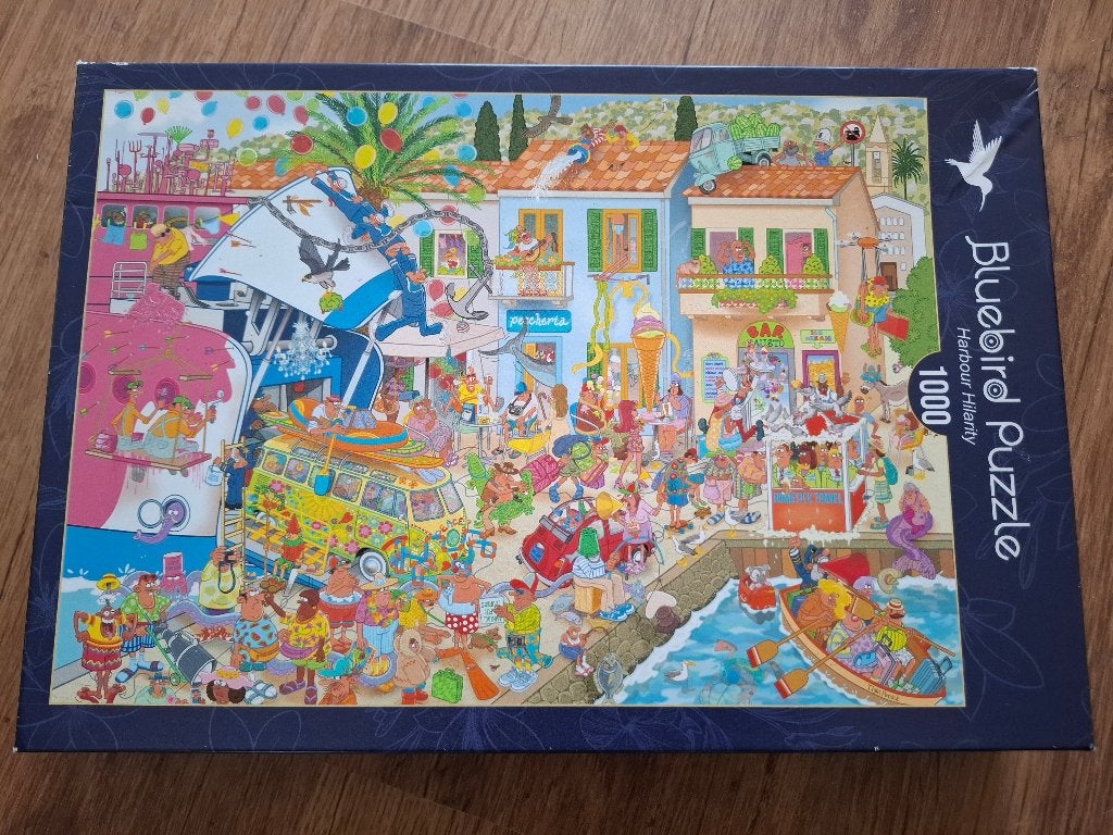 BLUEBIRD Puzzel - Harbour Hilarity - 1000 Stukjes, Ophalen of Verzenden, 500 t/m 1500 stukjes, Zo goed als nieuw, Legpuzzel