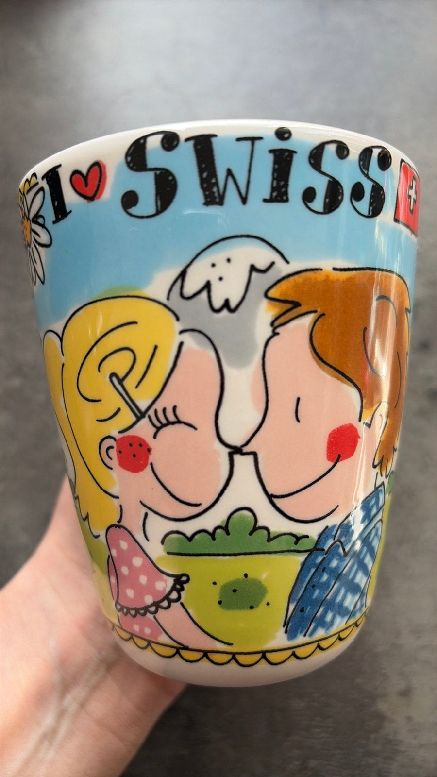 Blond amsterdam i love swiss, Blond Amsterdam, Ophalen of Verzenden, Zo goed als nieuw, Kop(pen) en/of Schotel(s)
