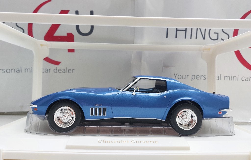 Norev 1:18 Chevrolet Corvette Coupe 1969 Le Mans Blue nieuw, Ophalen of Verzenden, Nieuw, Auto, Norev