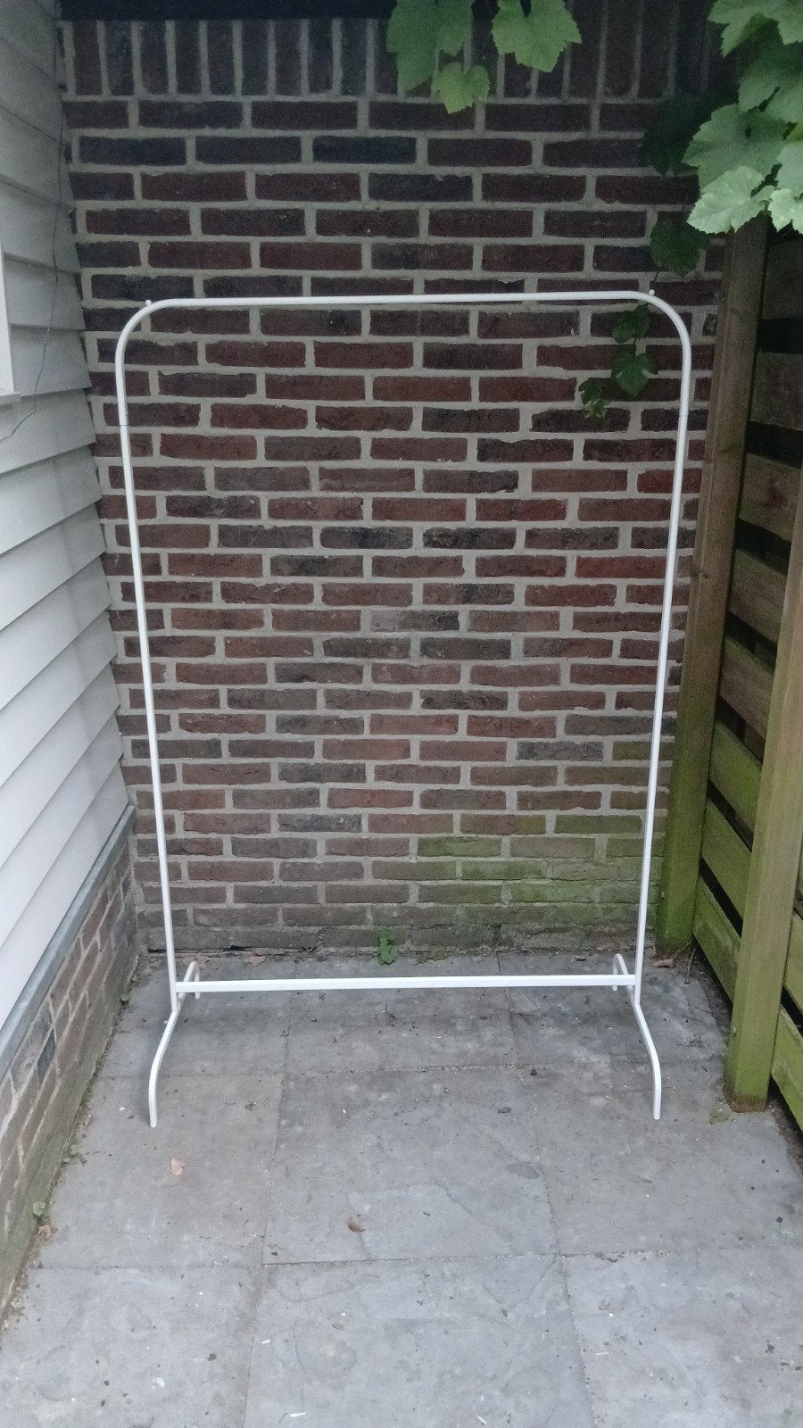 Wit kledingrek - ideaal voor extra opbergruimte, Ophalen, Gebruikt