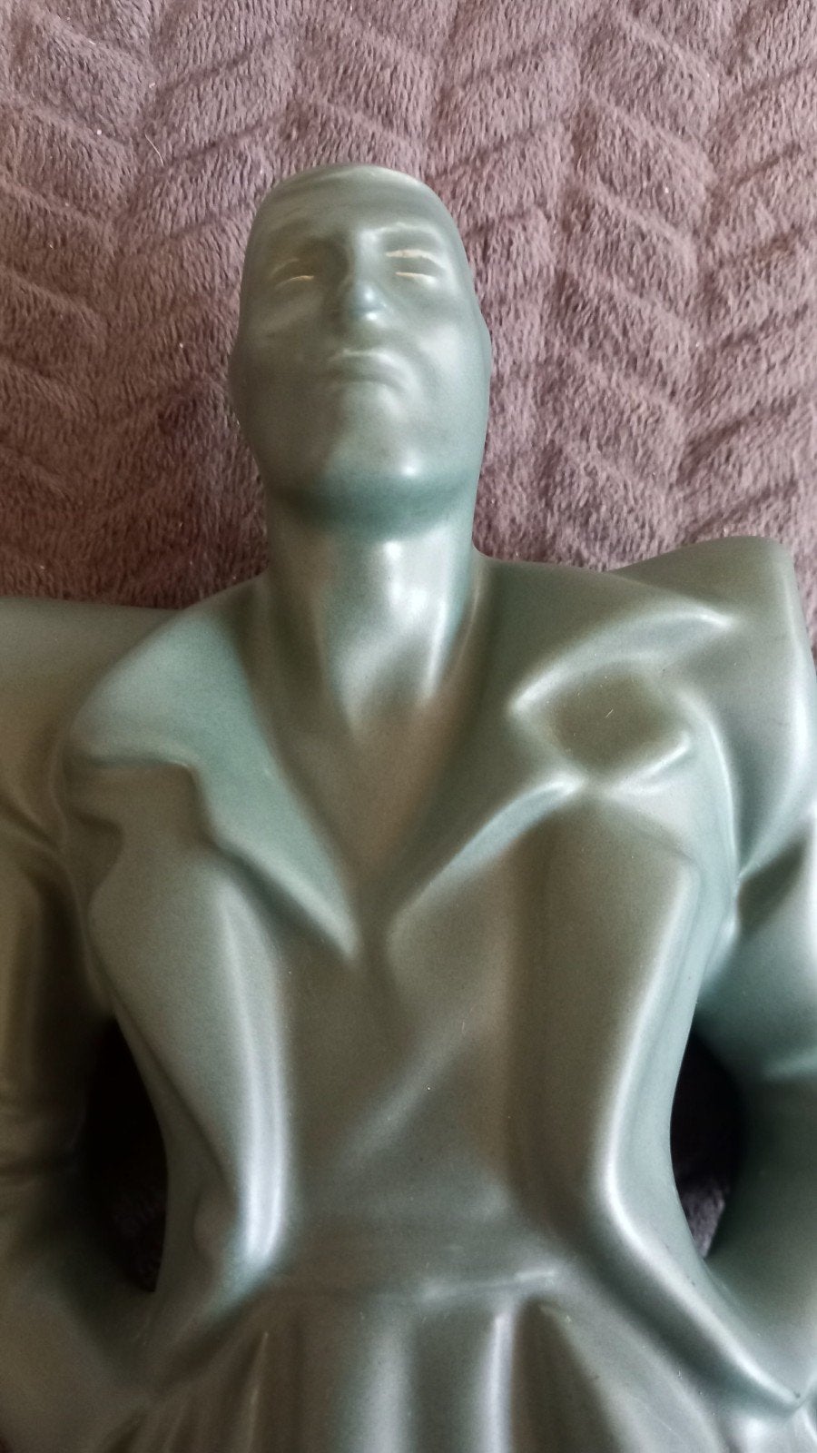 Modern Design Beeld 'Gentleman Dandy' Sculptuur Scandinavië, Ophalen of Verzenden, Zo goed als nieuw, Groen, Modern