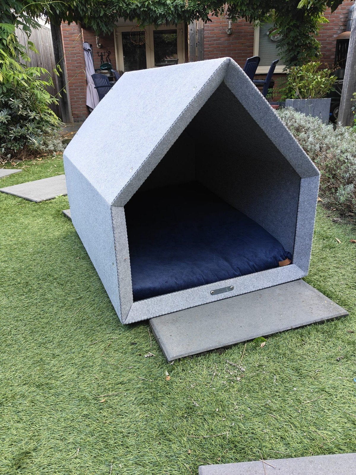 Groot Hondenhuis indoor, Dieren en Toebehoren, Ophalen, Zo goed als nieuw, 110 cm of meer, 100 cm of meer