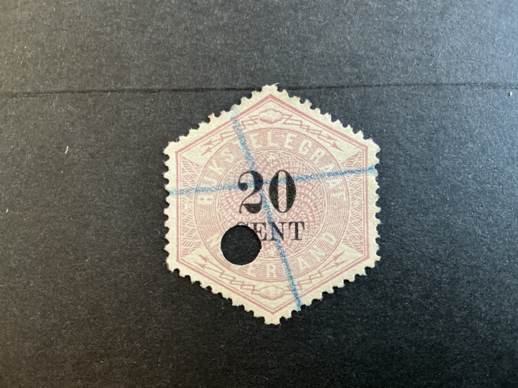 Telegram gebruikt nr. 6, Verzenden, T/m 1940, Gestempeld