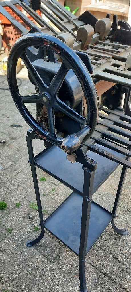 Vintage Vouwmachine - Antieke Industriële Decoratie, Ophalen