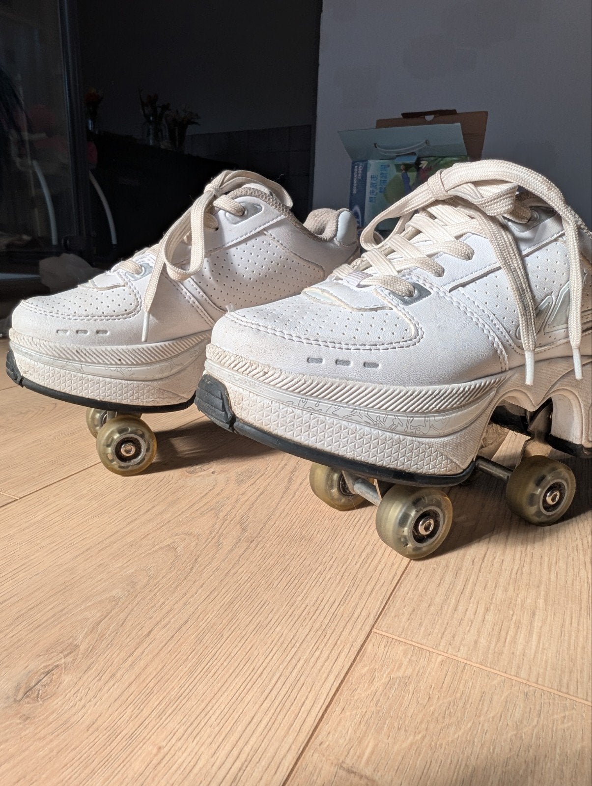 Deformation Shoes - Roller Skates / Schoenen - Wit, Ophalen of Verzenden, Zo goed als nieuw, Overige typen, Overige merken