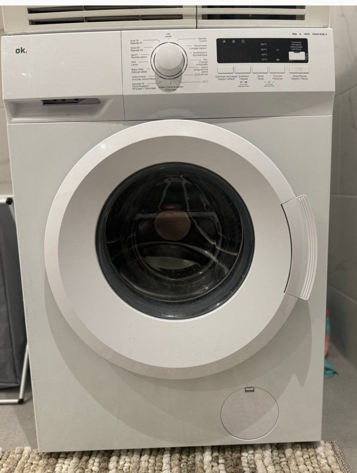 Wasmachine, Ophalen, Zo goed als nieuw, 1200 tot 1600 toeren, 85 tot 90 cm