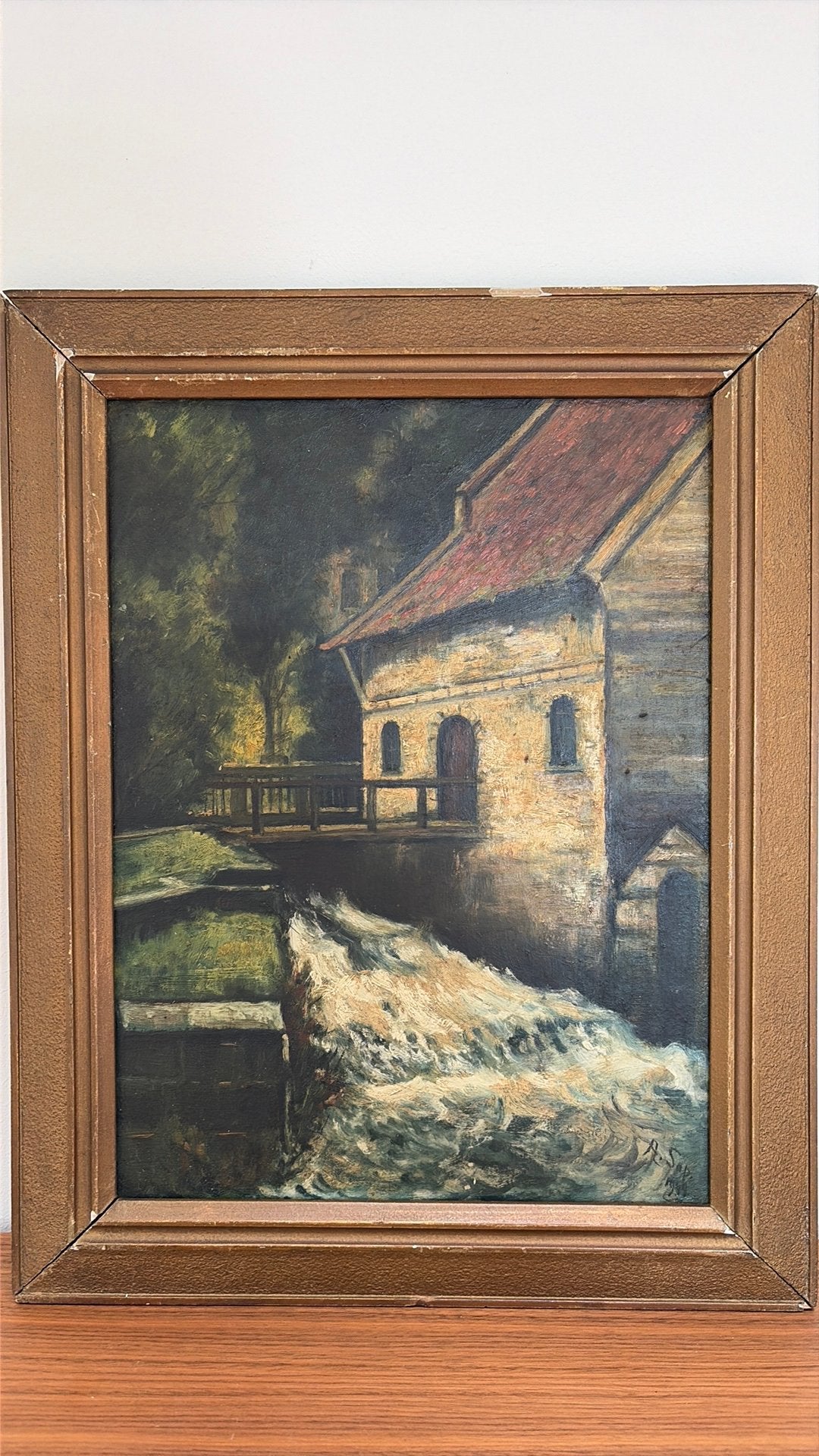 Schilderij Albertus Jacobus Sap (1835-1919), Paneel, Impressionistisch, Ophalen of Verzenden, Landschap
