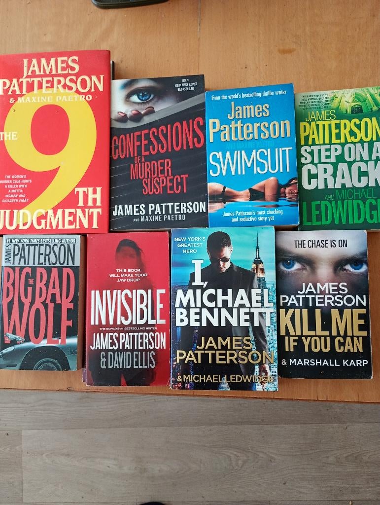 19 James Patterson english books, Ophalen of Verzenden