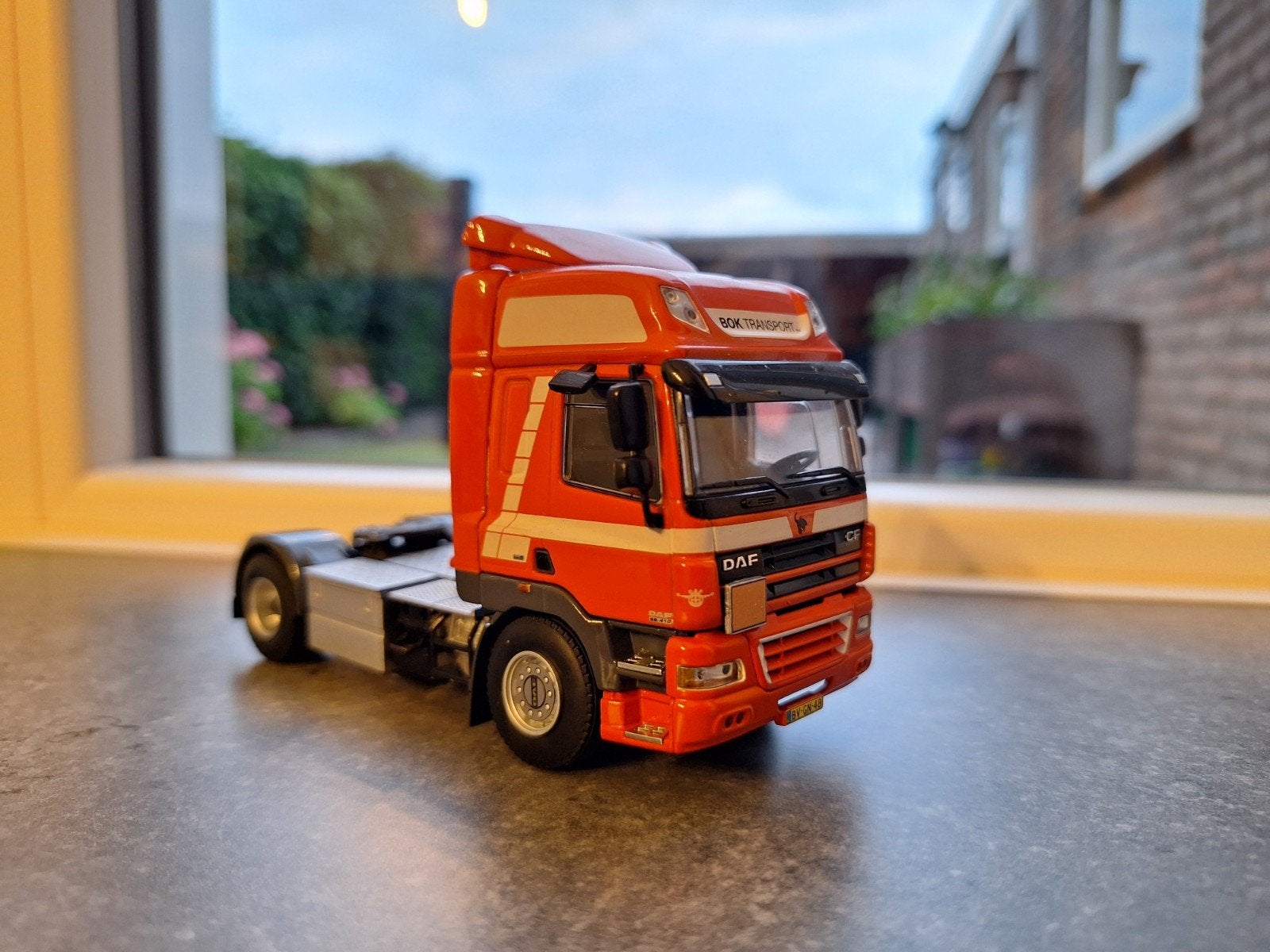 Daf CF Bok WSI, Hobby en Vrije tijd, Modelauto's | 1:50, Ophalen of Verzenden, Zo goed als nieuw, Bus of Vrachtwagen, Wsi
