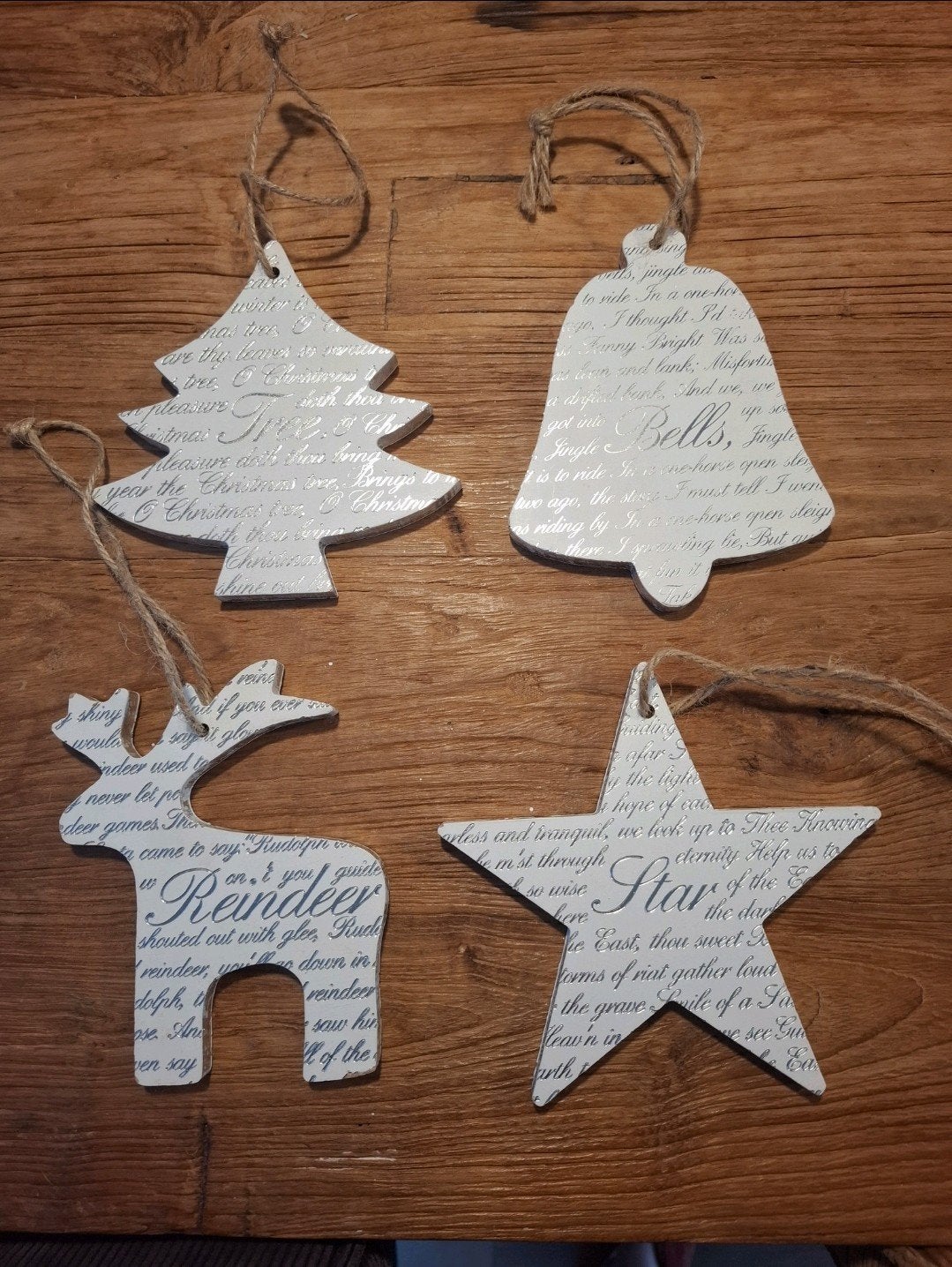4 kerst hangers Riviera Maison, Ophalen of Verzenden, Zo goed als nieuw