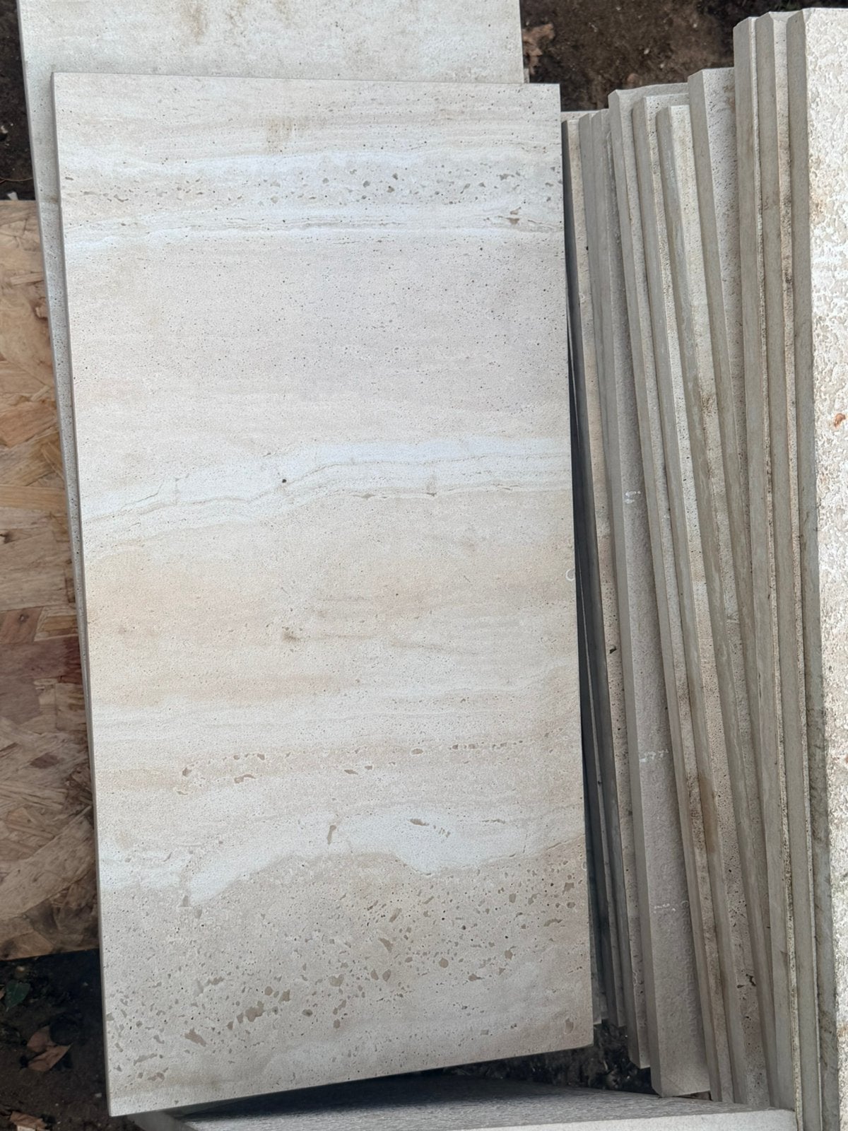 Marmer/natuursteen tegels 50 stuks 60 x 30, Doe-het-zelf en Verbouw, Tegels, Ophalen, 60 cm of meer, Nieuw, 5 tot 10 m²