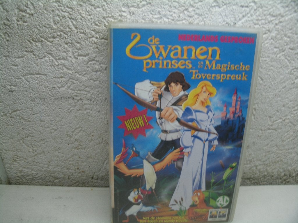 vhs 109a zwanen prinses en de magische toverspreuk, Cd's en Dvd's, VHS | Kinderen en Jeugd, Alle leeftijden, Ophalen of Verzenden