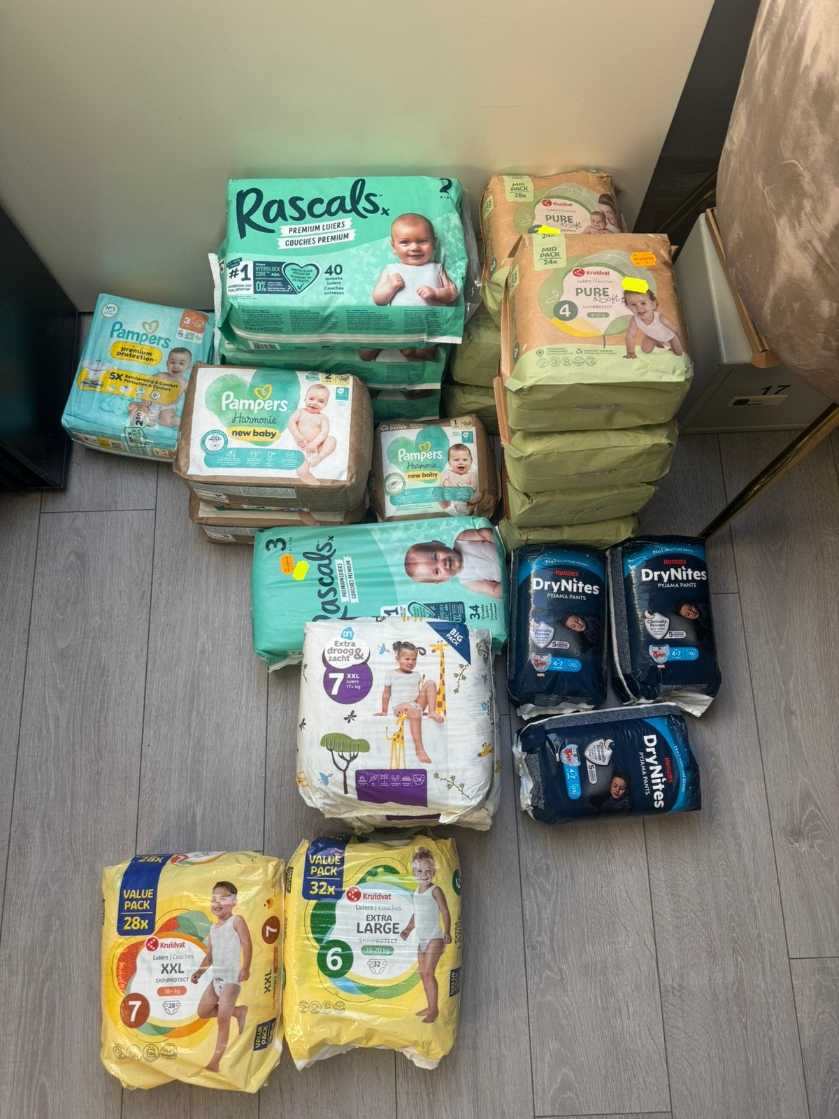 Luiers diverse maten, Ophalen, Nieuw