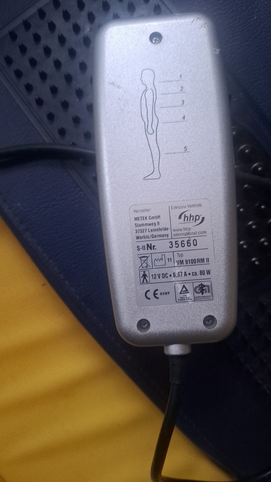 HHP Andullation Therapy System Massagematras, Ophalen, Gebruikt, Massagestoel of Kussen